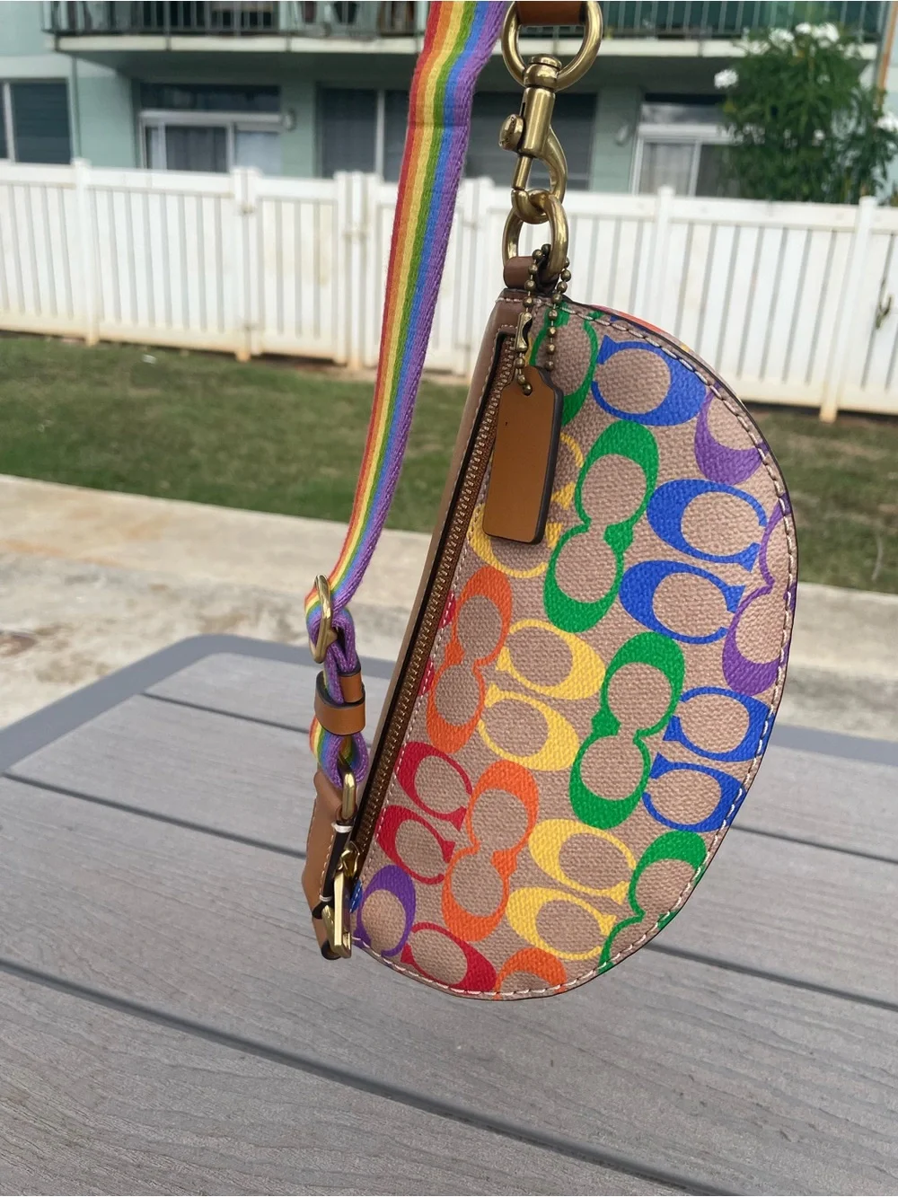 Coach pride crossbody